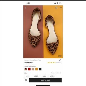 Cheetah flats- new!